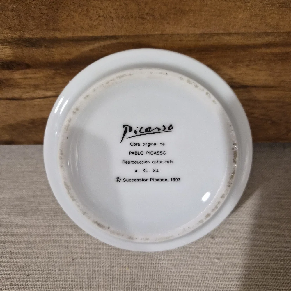 Pablo Picasso Porcelain Ashtray Barcelona Spain